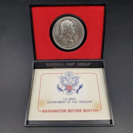1976 United States Mint Washington Before Boston Bicentennial Pewter Medal