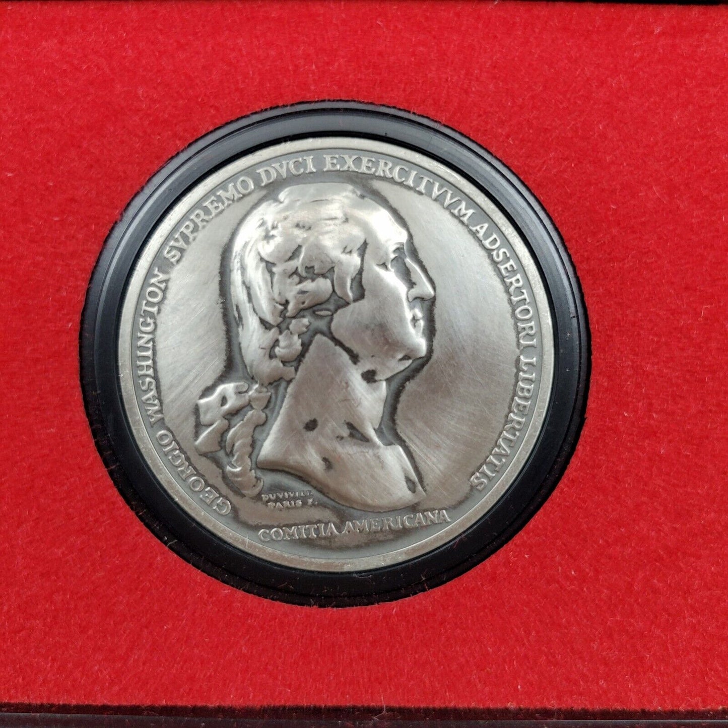 1976 United States Mint Washington Before Boston Bicentennial Pewter Medal
