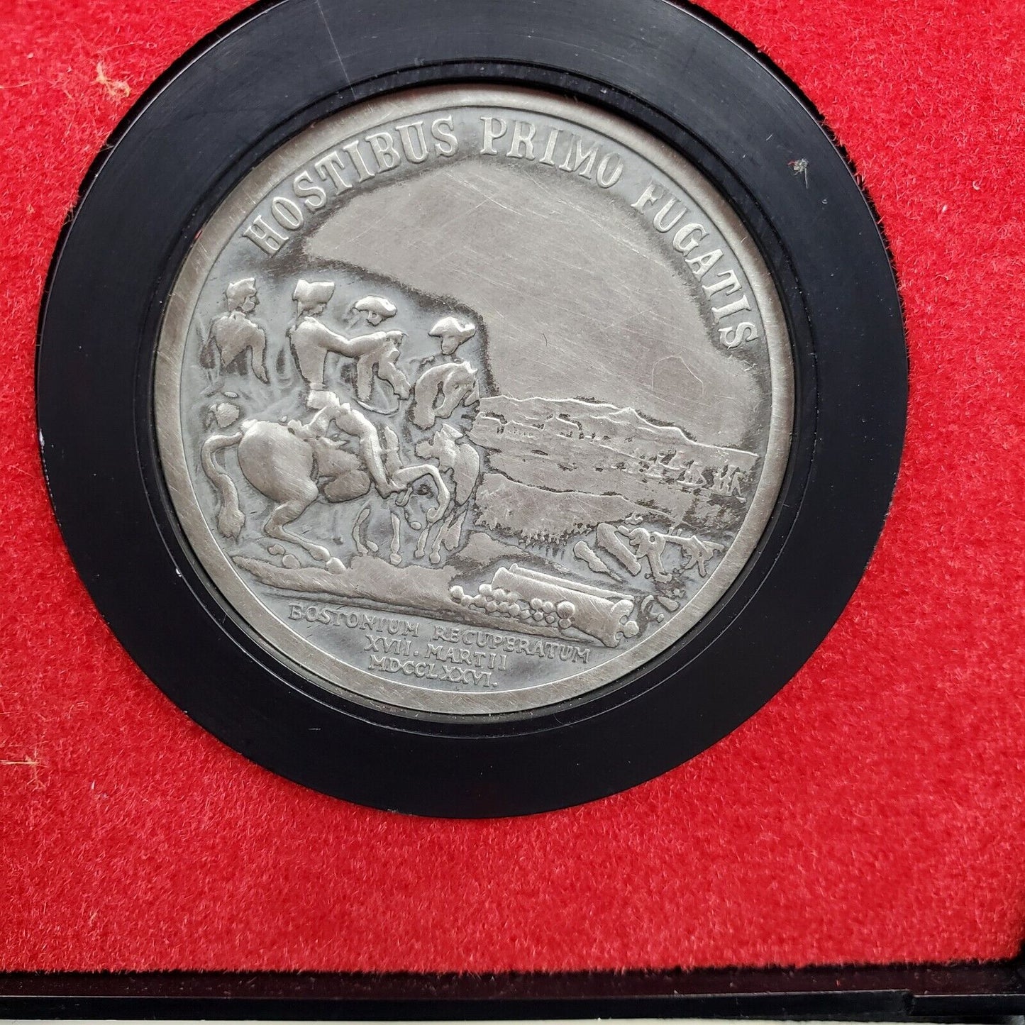 1976 United States Mint Washington Before Boston Bicentennial Pewter Medal