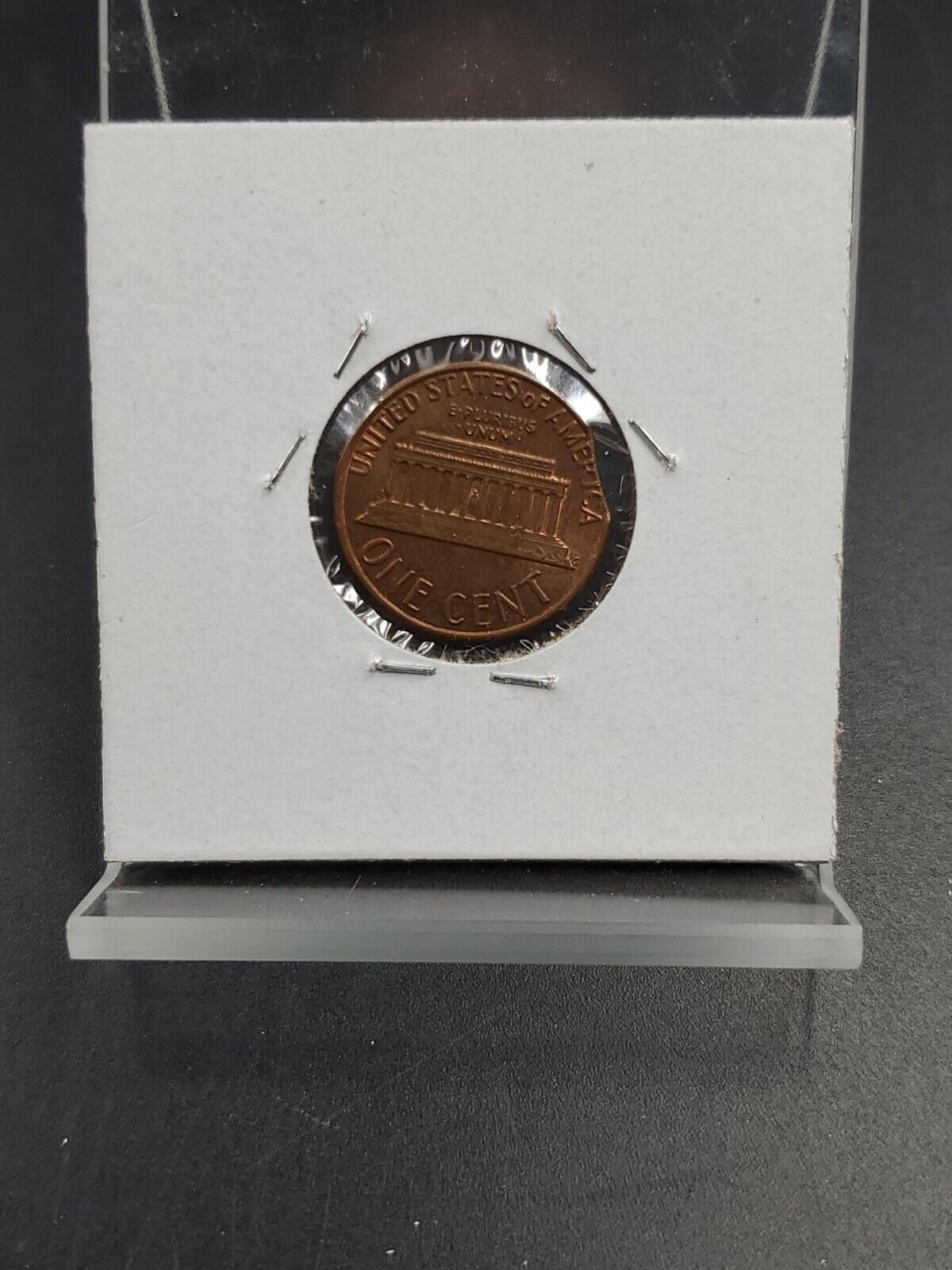 1975 P Lincoln 1C Coin Clipped PLANCHET ERROR COIN