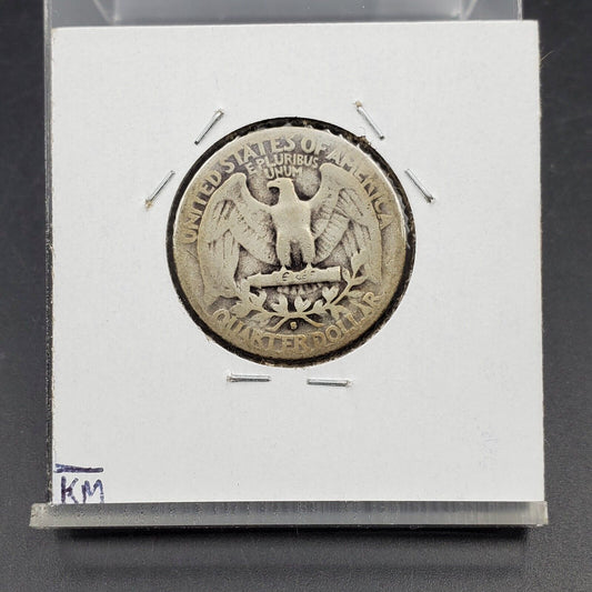 1941 S Washington Silver Quarter Coin Large S variety #2