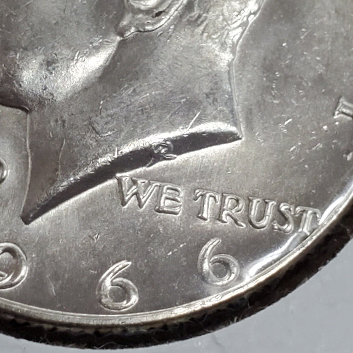 1966 50c Kennedy 40% Silver Half Dollar DDO Double Die Obverse FS-106 SMS UNC