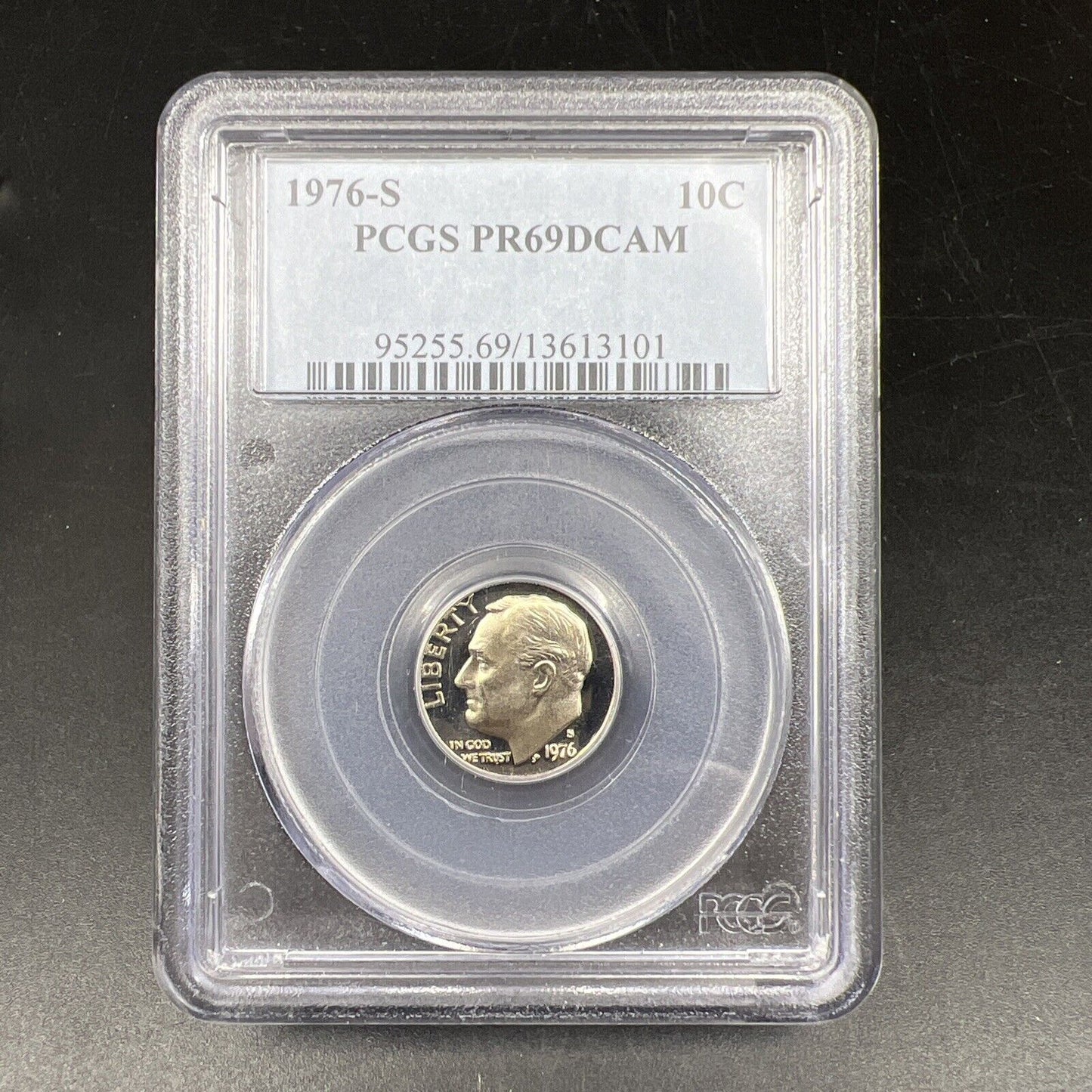 1976 S Roosevelt Proof Clad Dime Coin PCGS PR69 DCAM Combined Shipping Discounts