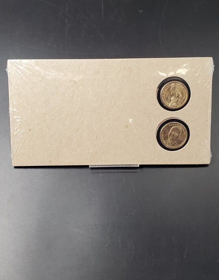 2014 Harry S Truman 33rd Presidential Dollar P & D 2 coins Set First Day OGP