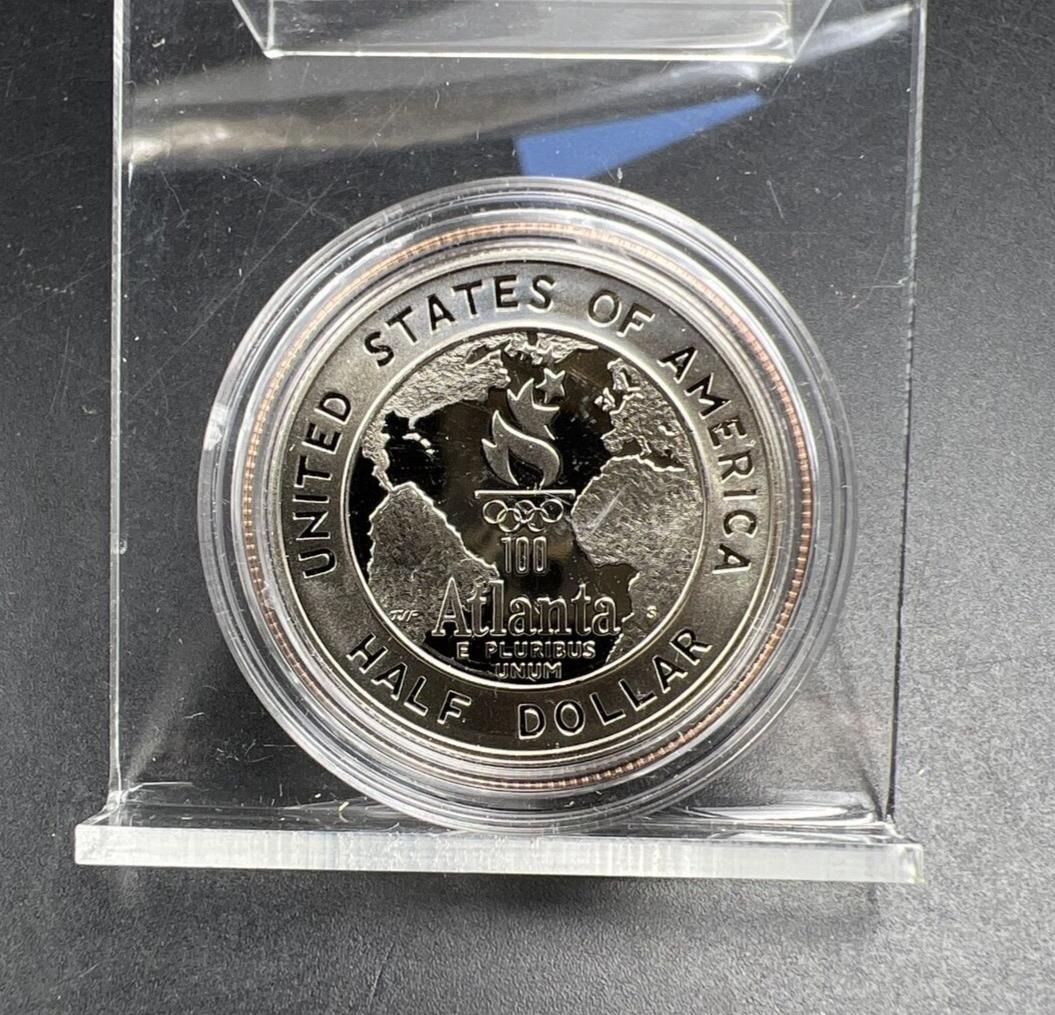 1995 S Gem Proof Olympic Basketball - Commemorative Half Dollar in Capsule