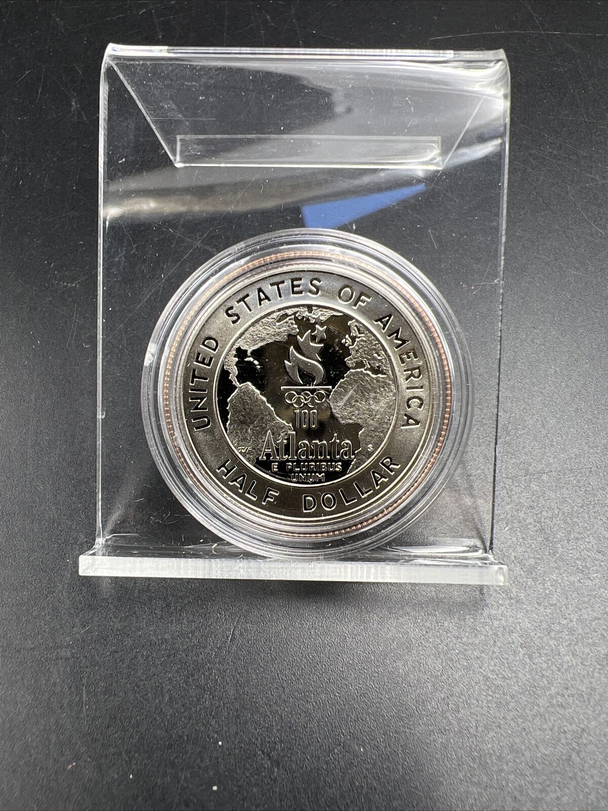 1995 S Gem Proof Olympic Basketball - Commemorative Half Dollar in Capsule