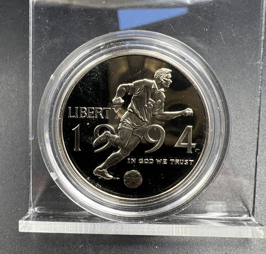 1994 D 50c Fifa World Cup Commemorative Half Dollar in Capsule Clad Coin PROOF