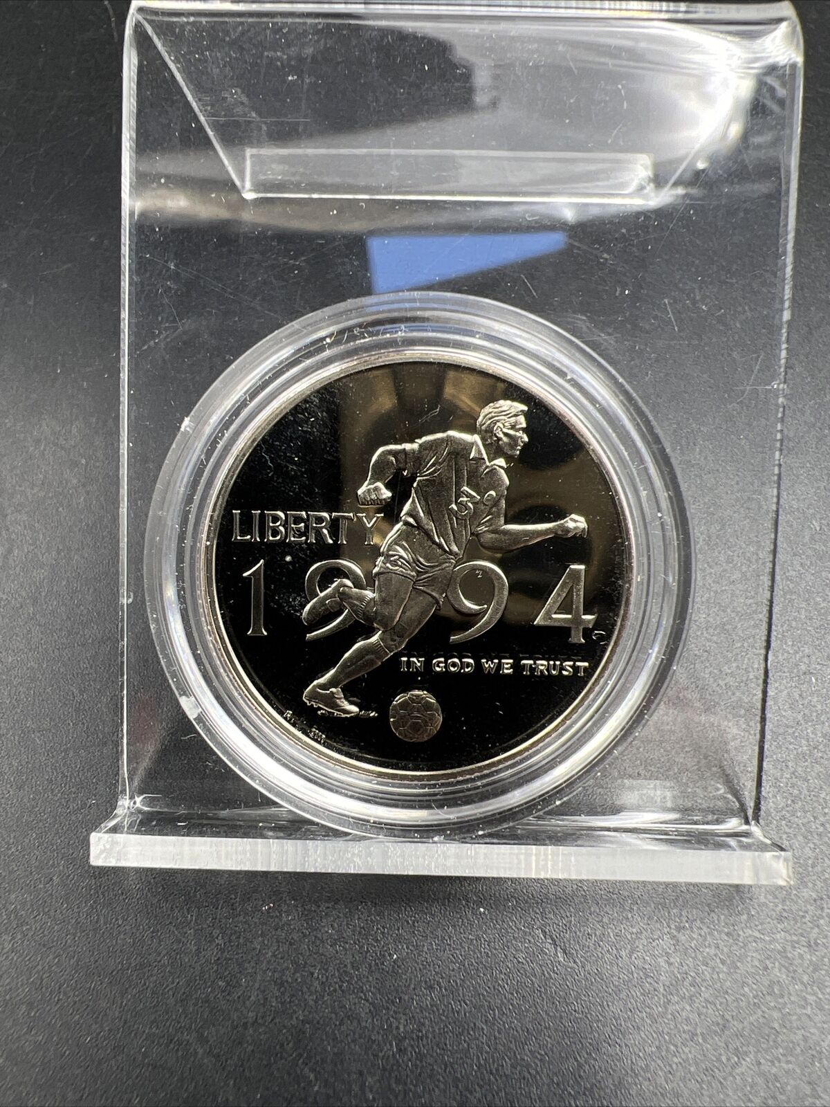 1994 D 50c Fifa World Cup Commemorative Half Dollar in Capsule Clad Coin PROOF