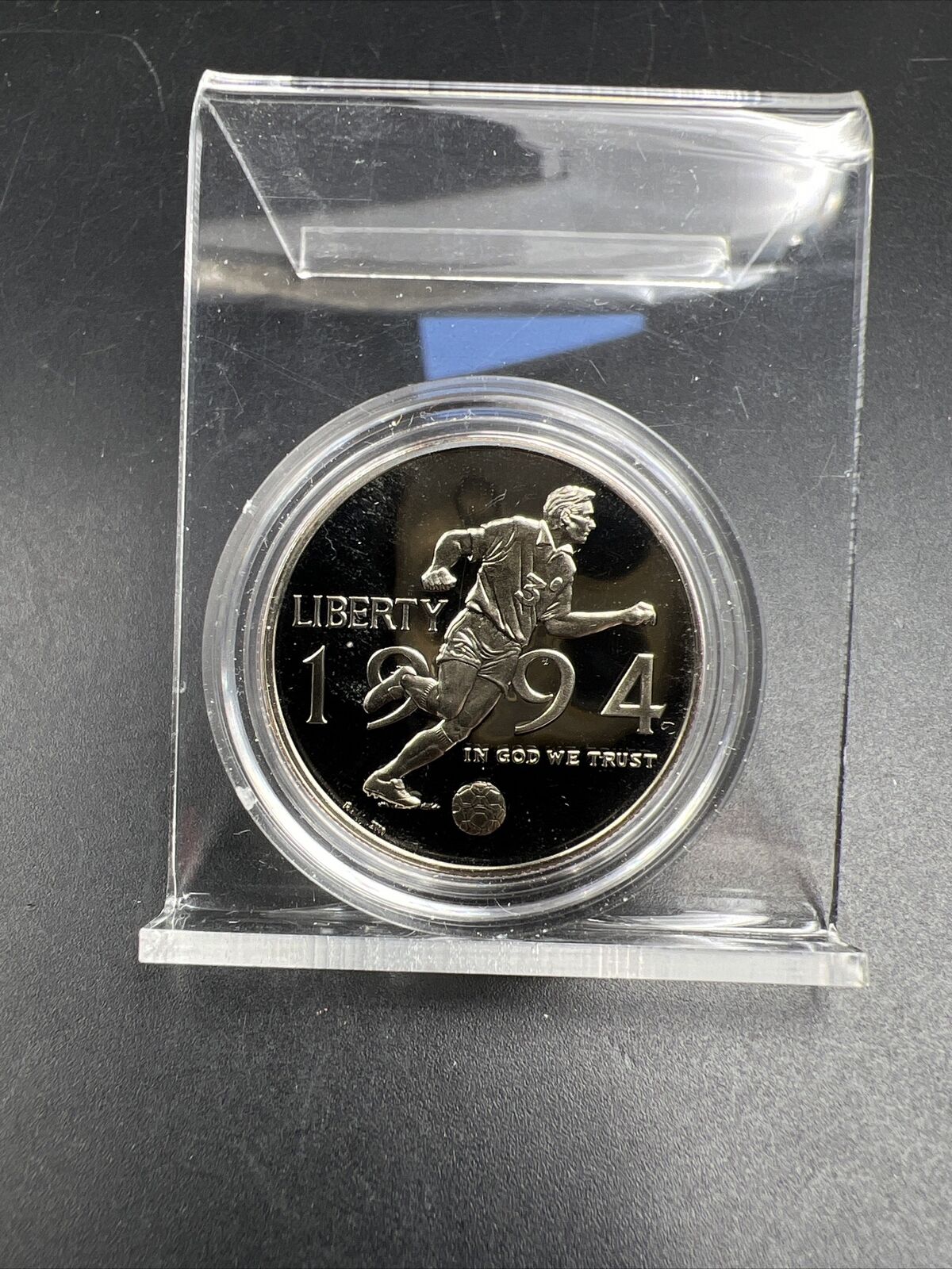 1994 D 50c Fifa World Cup Commemorative Half Dollar in Capsule Clad Coin PROOF