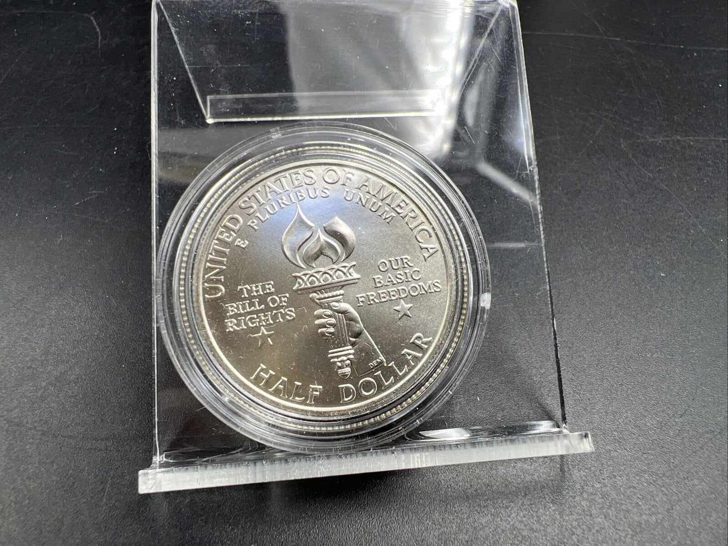 1993 W 50 90% Silver Madison Bill of Rights Commemorative Half Dollar Coin BU