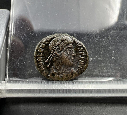 c. 364 - 378 AD Emperor Valens Ancient Roman AE 3/4 Nummus Coin VF Circ #3724A