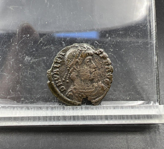 c. 364 378 Emperor Valens Roman Ancient Coin AE 3 / 4 Nummus VF Details SKU#324M