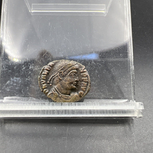 c. 364 - 378 AD Emperor Valens Ancient Roman AE 3/4 Nummus Coin VF Circ #372YY