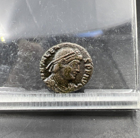 c. 364 - 378 AD Emperor Valens Ancient Roman AE 3 Nummus Coin VF Circ #372tt