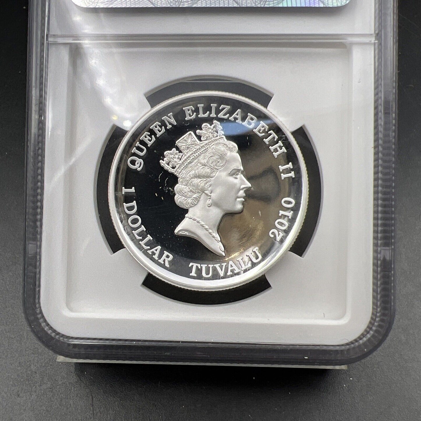 Tuvalu 2010 $1 Fine Silver 1 OZ Pheidippides Marathon Run PF69 UCAM NGC