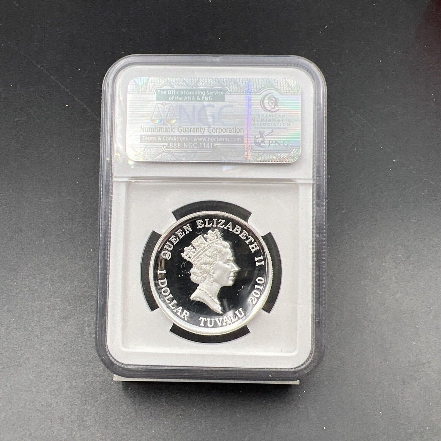 Tuvalu 2010 $1 Fine Silver 1 OZ Pheidippides Marathon Run PF69 UCAM NGC