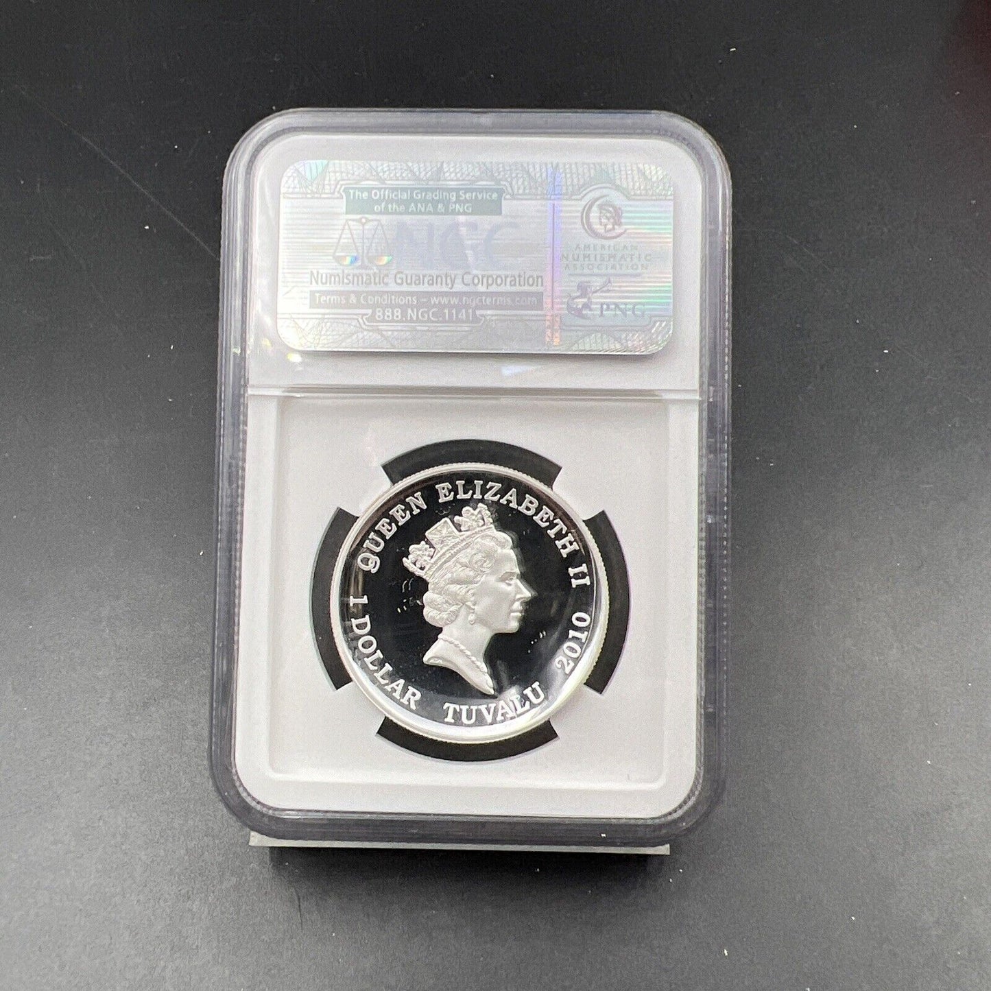 Tuvalu 2010 $1 Fine Silver 1 OZ Pheidippides Marathon Run PF69 UCAM NGC