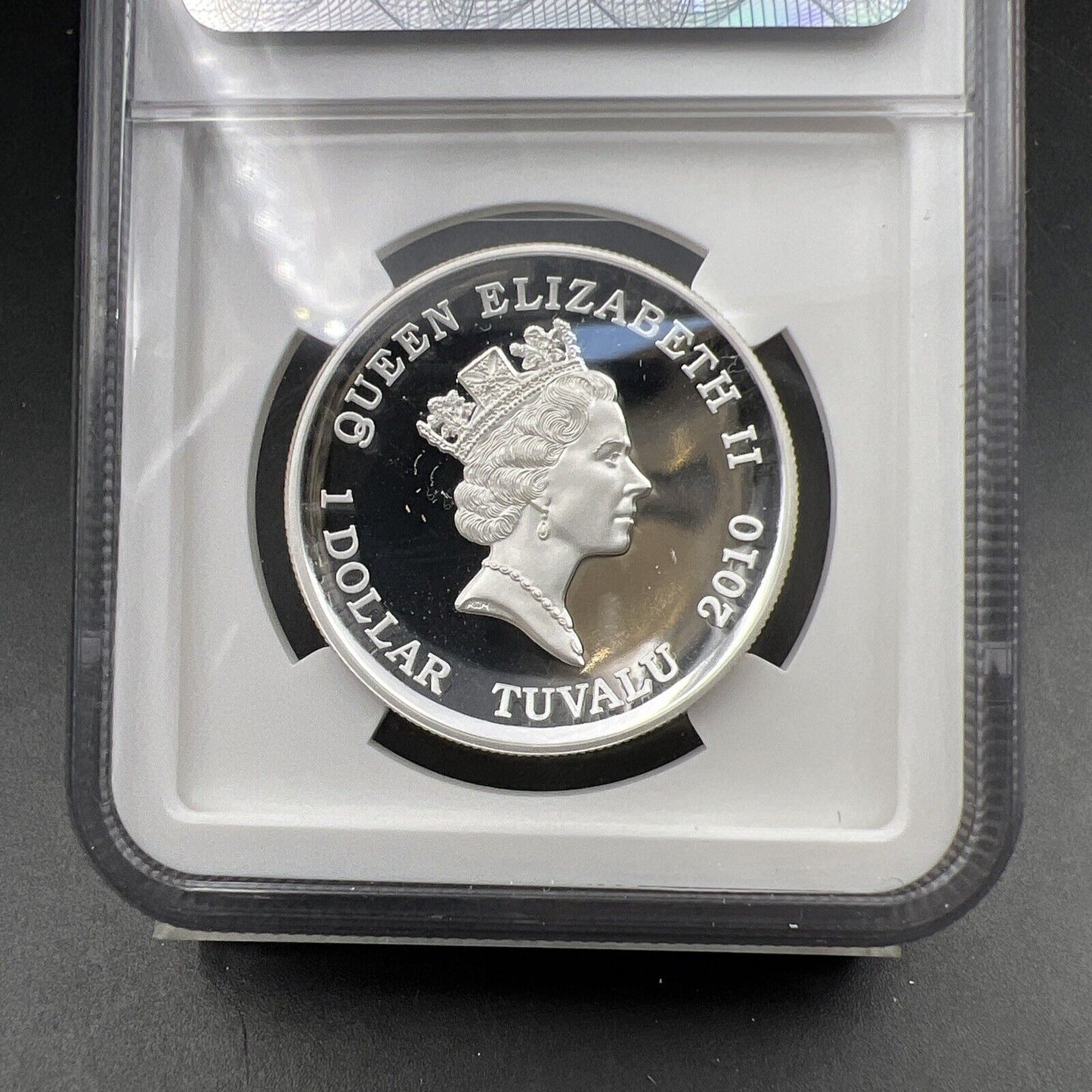 Tuvalu 2010 $1 Fine Silver 1 OZ Pheidippides Marathon Run PF69 UCAM NGC