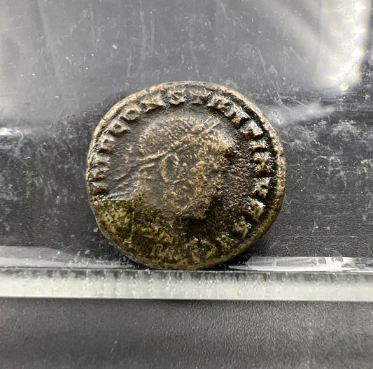 Constantine 1 The Great Nummus Arelatum Mint AE 3 Ancient Coin c. 316 - 317 AD