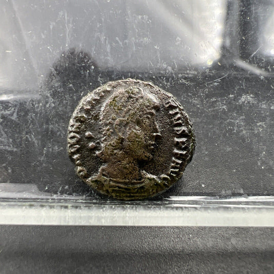 Thessalonica Mint AE 3 Nummus Constantius II c. 353 - 354 AD Ancient Roman Coin