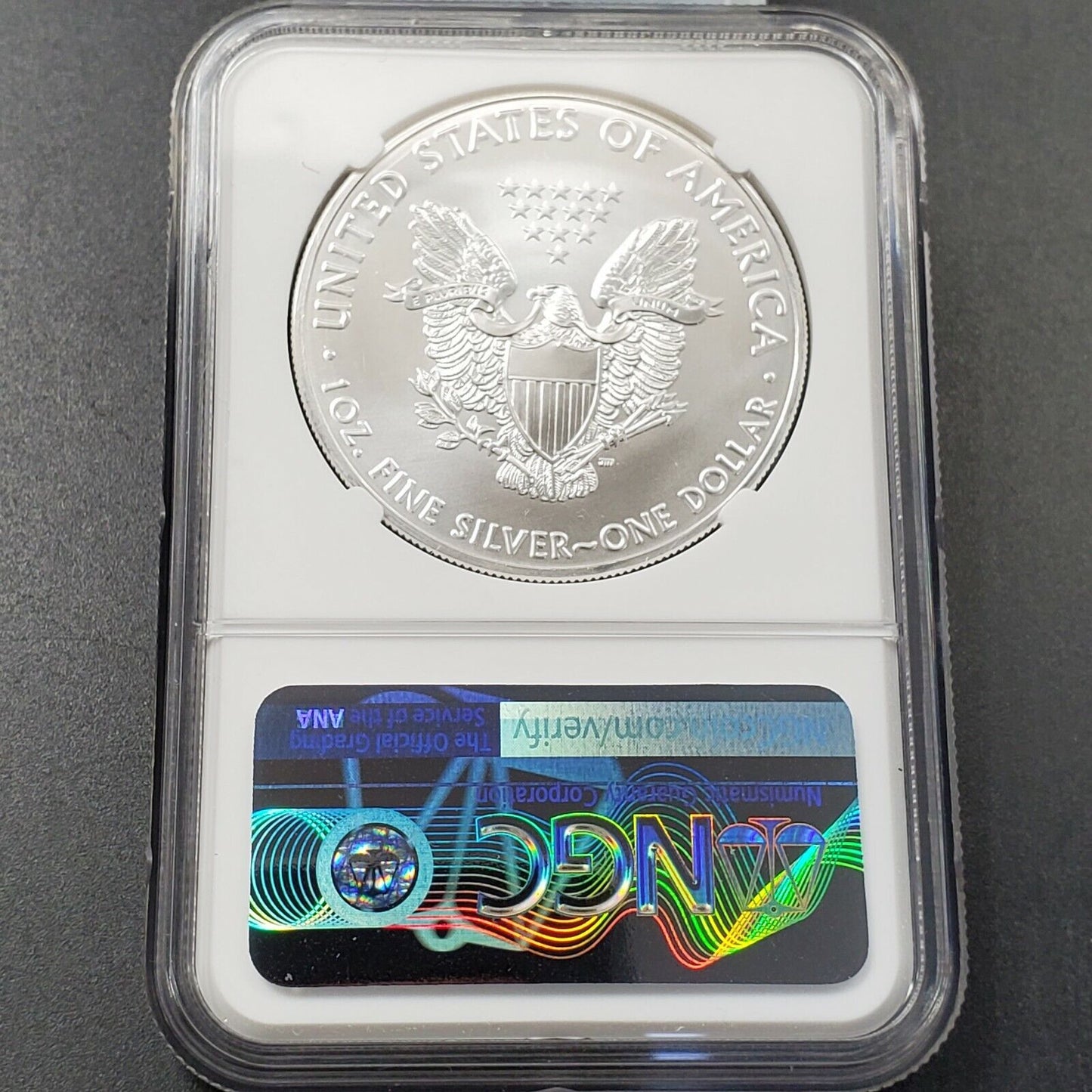 2021 P 1 oz ASE American Silver Eagle NGC MS69 Emergency Production Liberty Bell