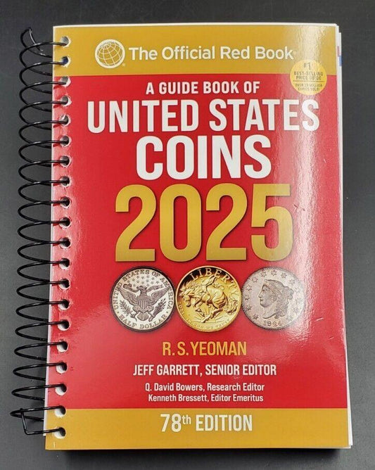 2025 The Official Red Book A Guide Book of United States Coins 78th Edition Soft