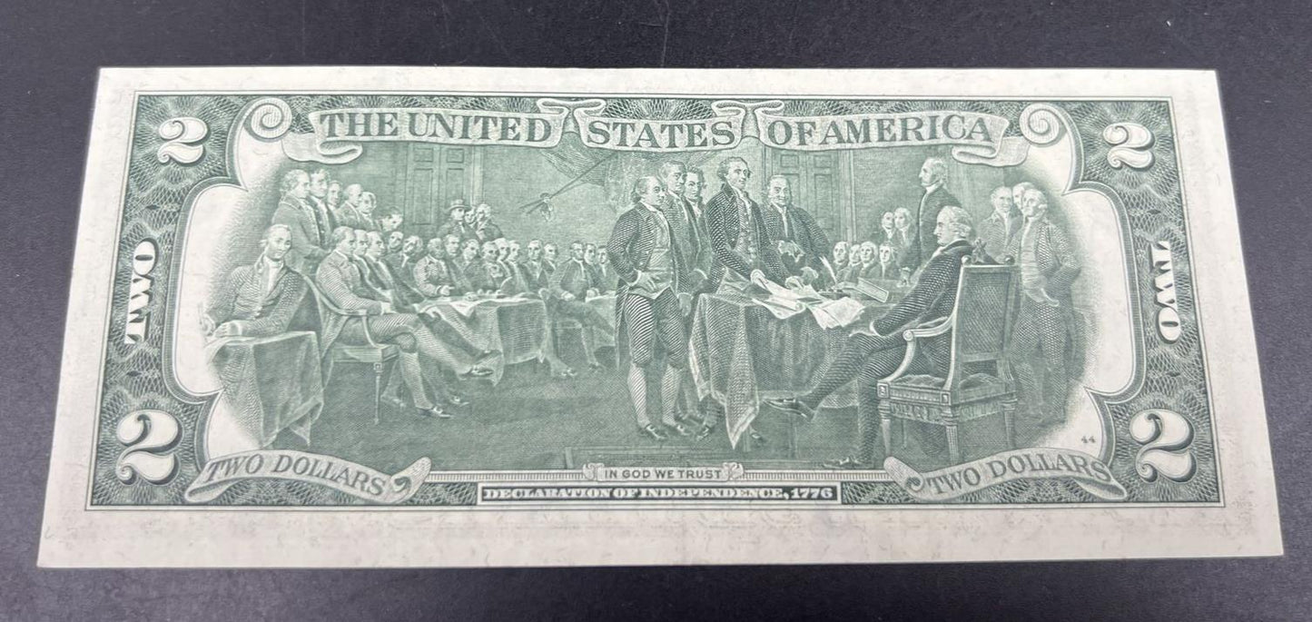 1976 $2 Two Dollar Federal Reserver Bicentennial Note CH UNC #340