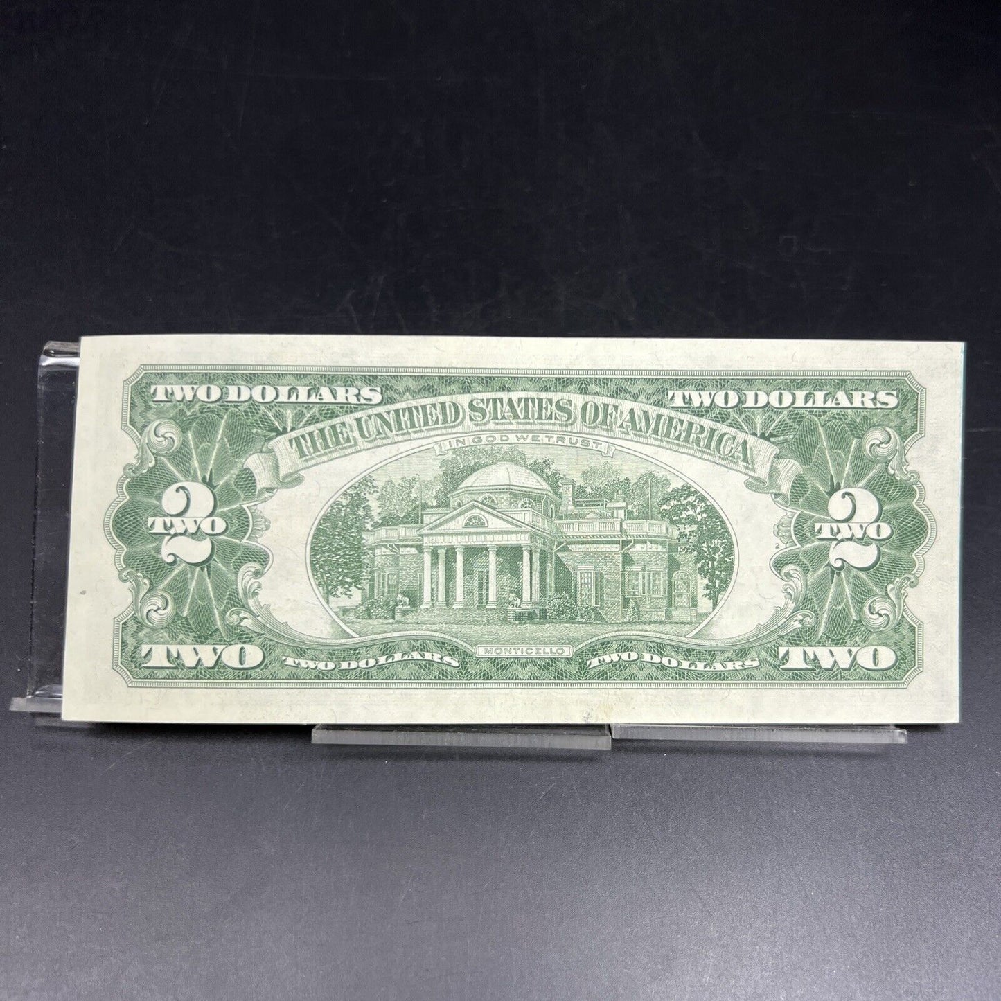 1963 A $2  Two Dollar Legal Tender Red Seal Bill Note CH UNC #166