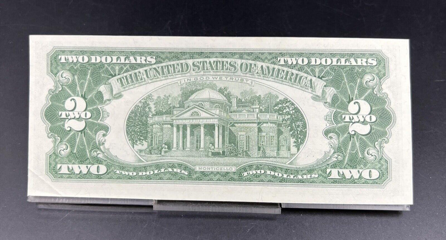 1963 A $2 Two Dollar Legal Tender Bill Note CH AU #420