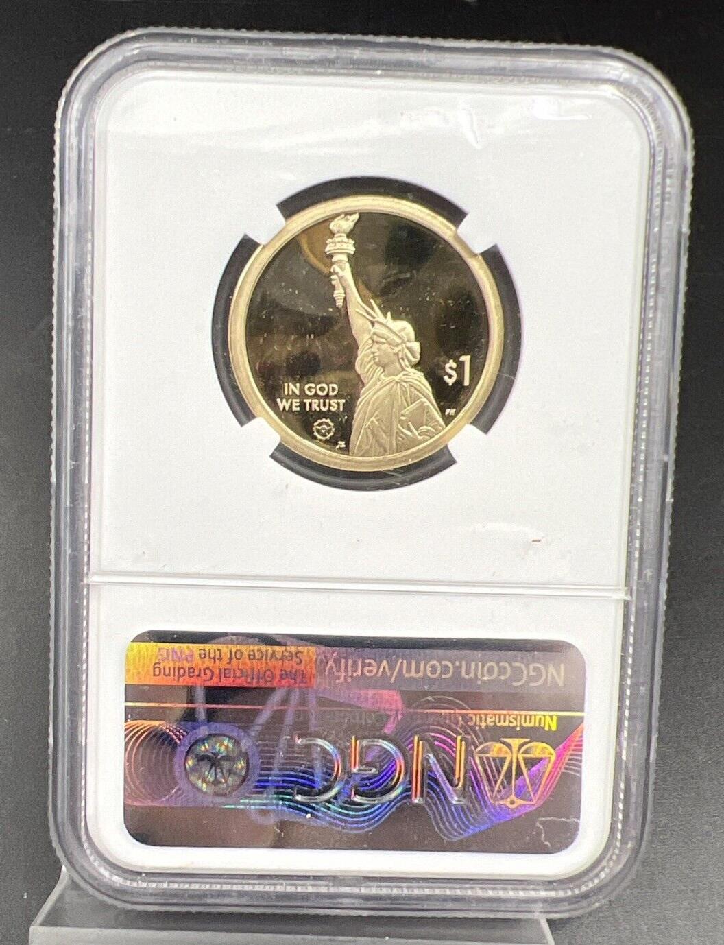 PF70 2020-S American Innovation Commemorative Dollar Septima Clark NGC UCAM #097