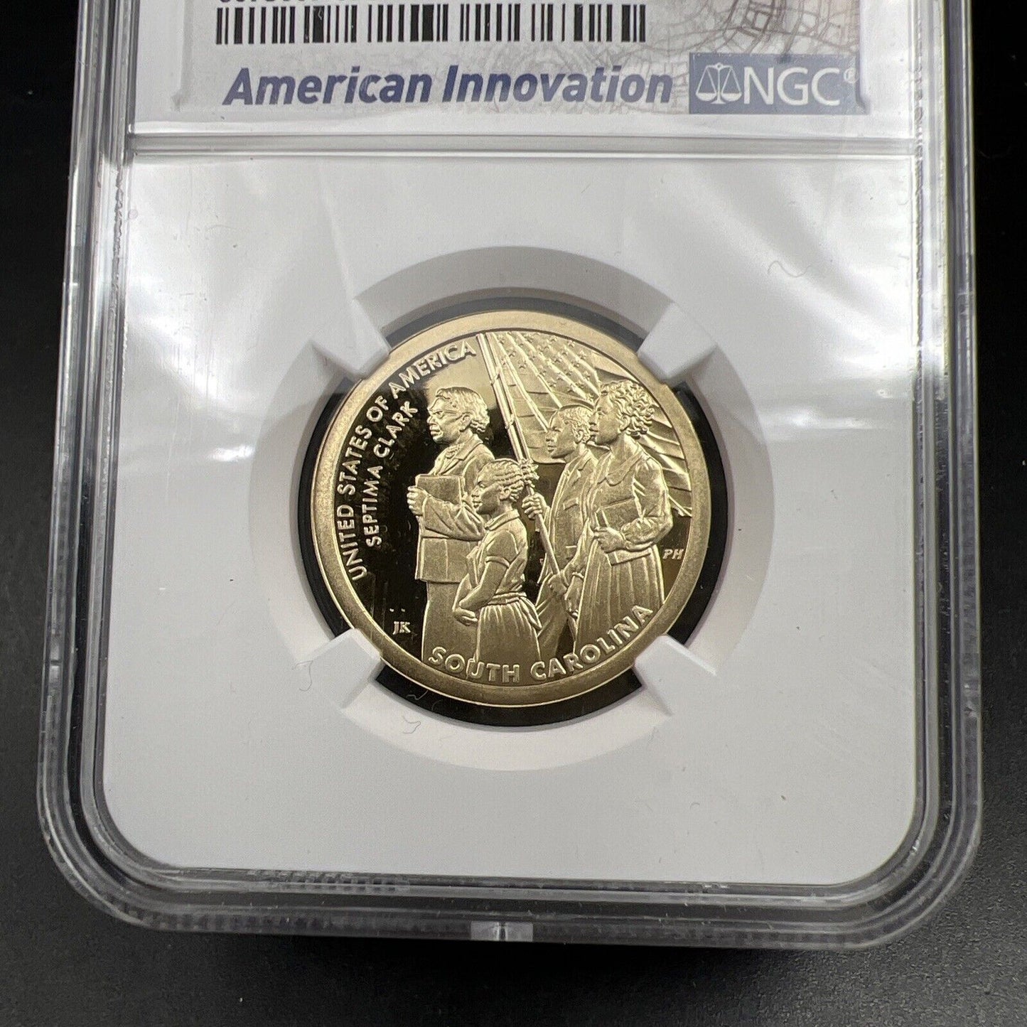 PF70 2020-S American Innovation Commemorative Dollar Septima Clark NGC UCAM #036