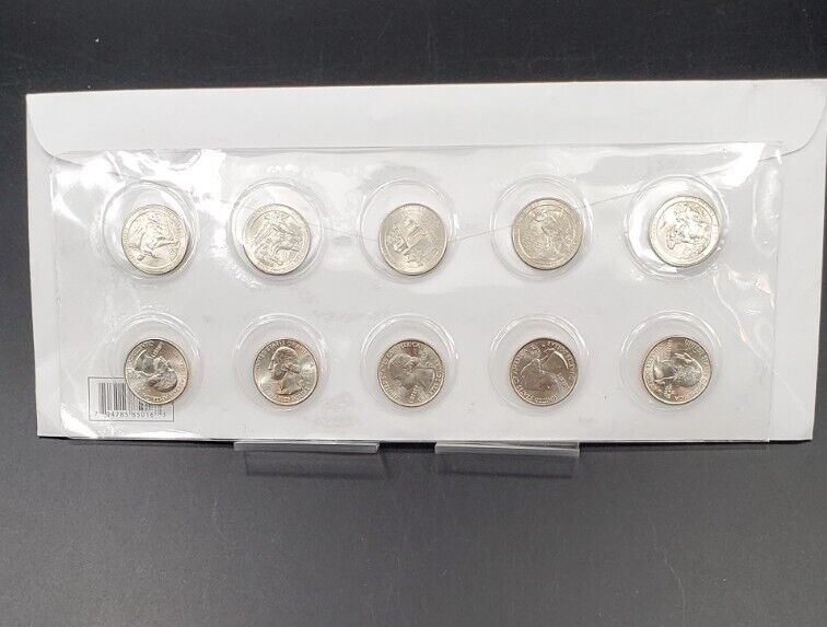 2016 America The Beautiful Quarters Circulating 10 Coin Mint Set BU UNC