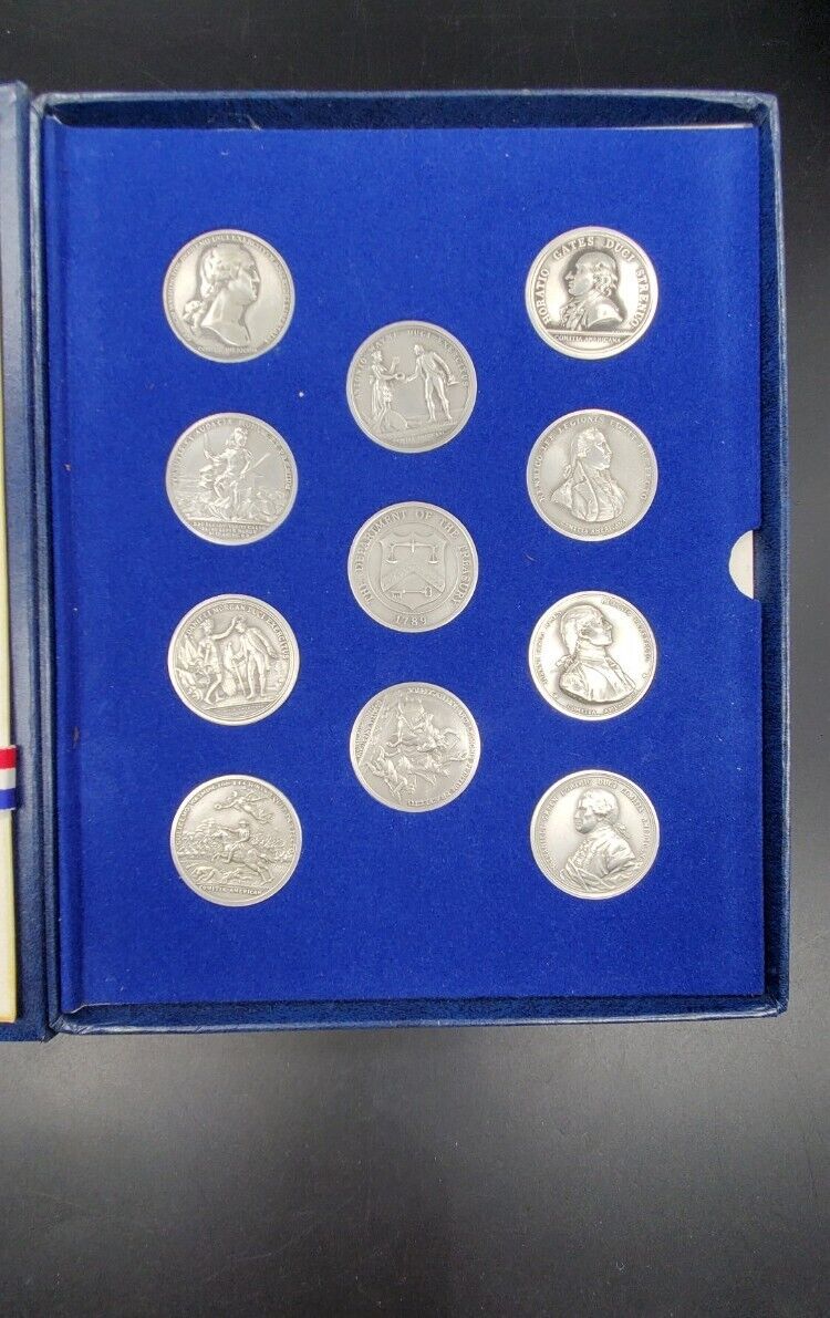 AMERICA’S FIRST MEDALS ALBUM TREASURY BUREAU OF THE UNITED STATES MINT FULL SET