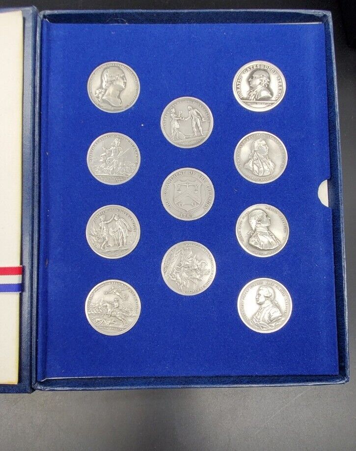 AMERICA’S FIRST MEDALS ALBUM TREASURY BUREAU OF THE UNITED STATES MINT FULL SET