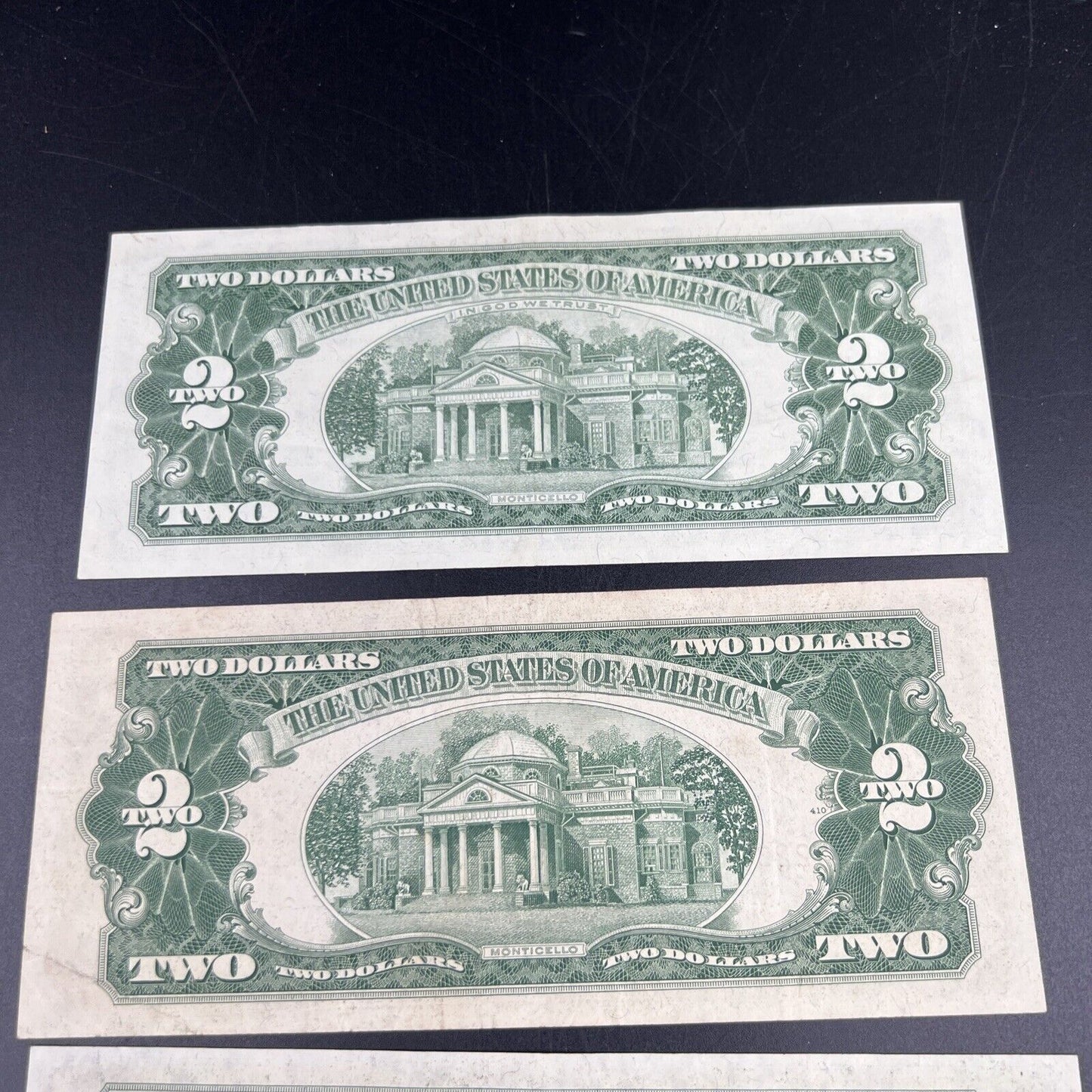 1953 + ABC & 1963 5 $2 Note US Legal Tender Letter Set of Five Notes VF+ #185