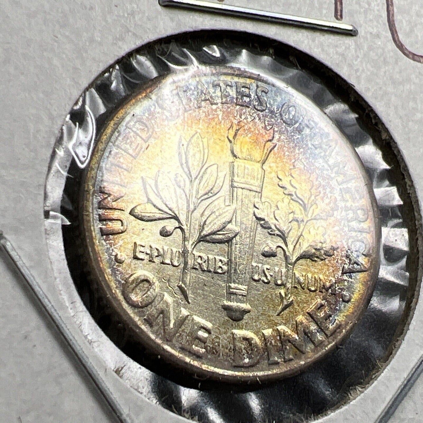 1962 P 10c Roosevelt Dime Coin CH BU PQ * Original Toning Toner SKU#GN3