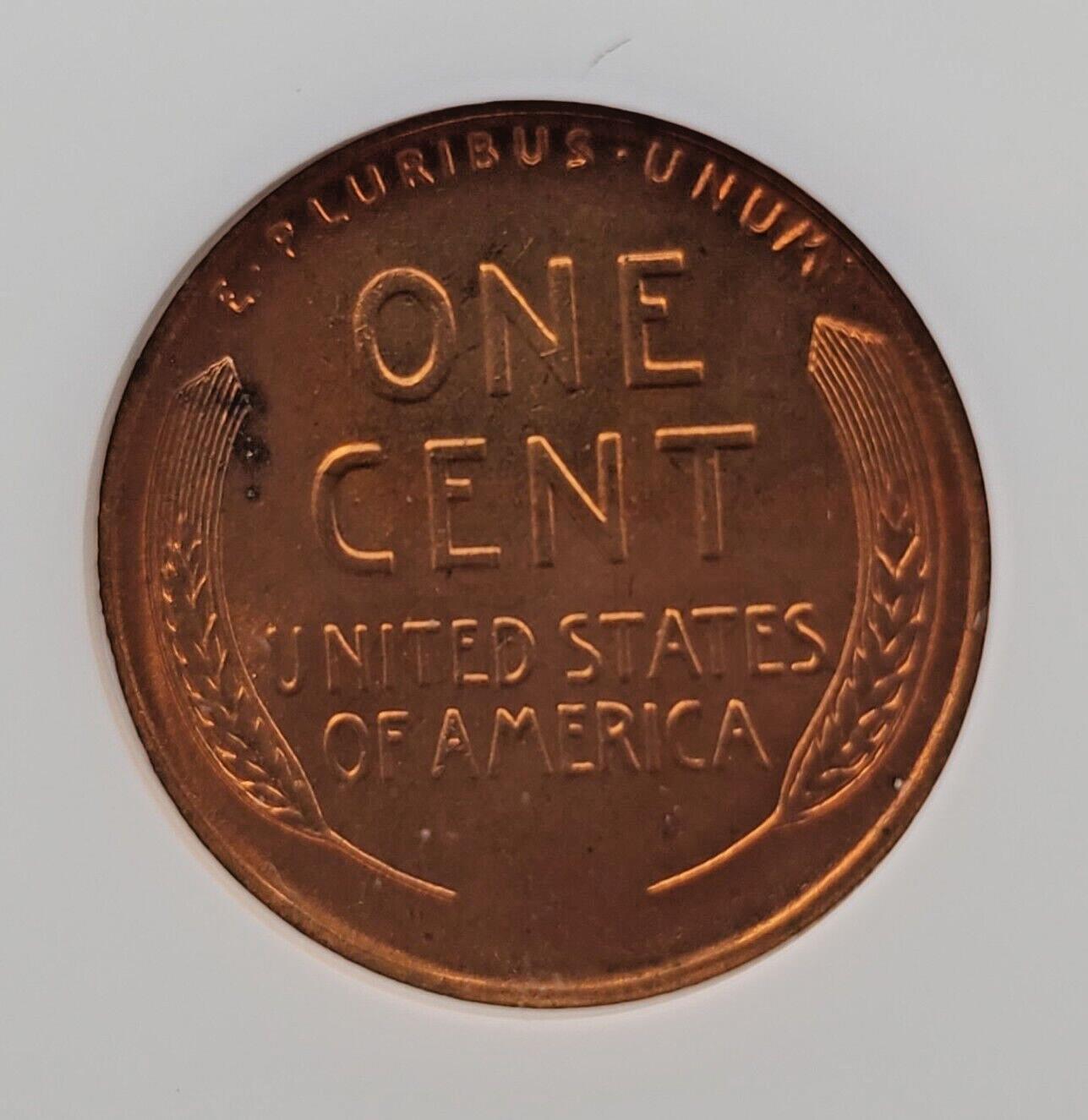 1941 S Lincoln Wheat Cent Penny Coin NGC MS66 RD RED #055 Gem BU Certified