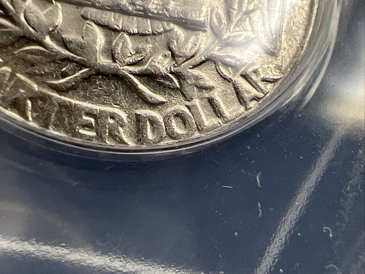 1968 D 25c Washington Quarter Variety Coin FS-801 DDR Double Die REV ANACS EF45