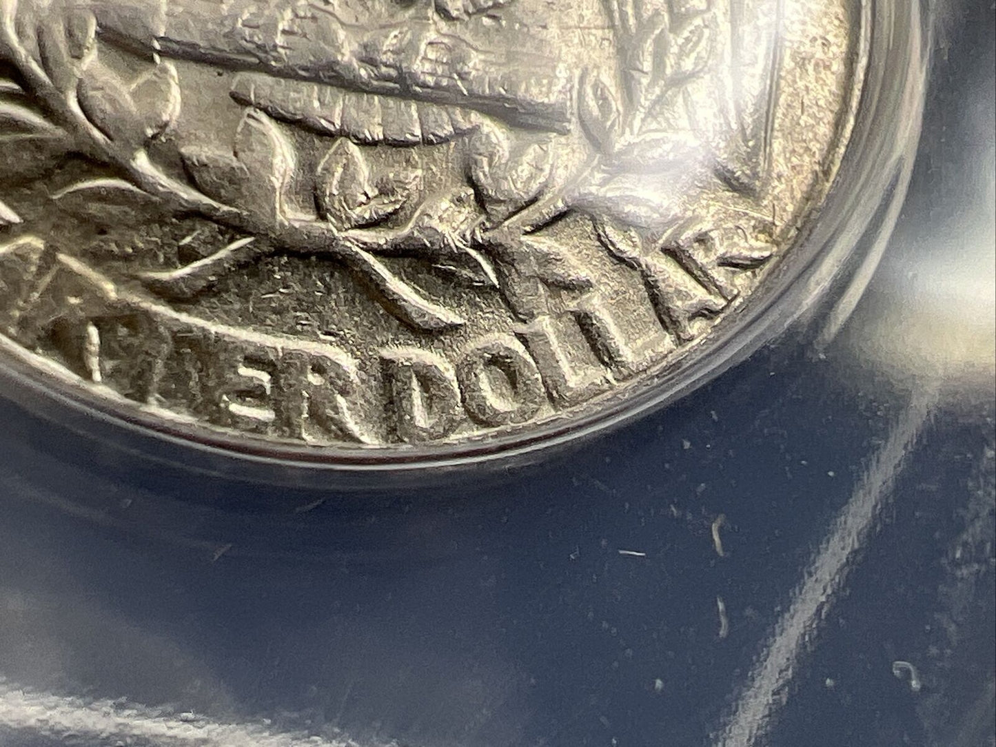 1968 D 25c Washington Quarter Variety Coin FS-801 DDR Double Die REV ANACS EF45