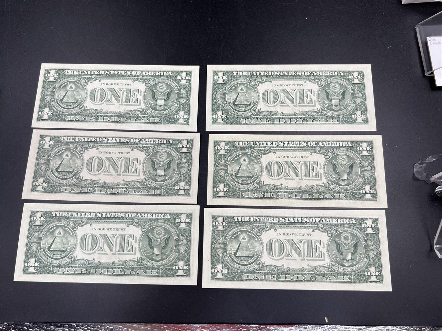 6 Note Partial District Set of 1969 D $1 Star * FRN Federal Reserve Notes CH UNC