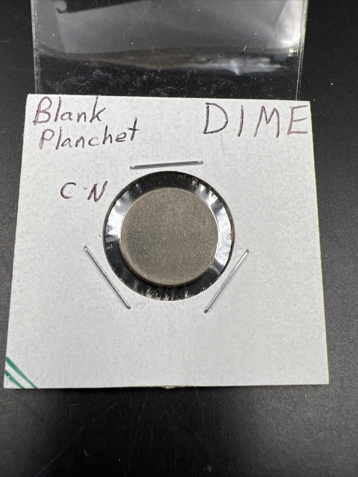 Clad Roosevelt Dime Blank Planchet Error Coin SKU#2B