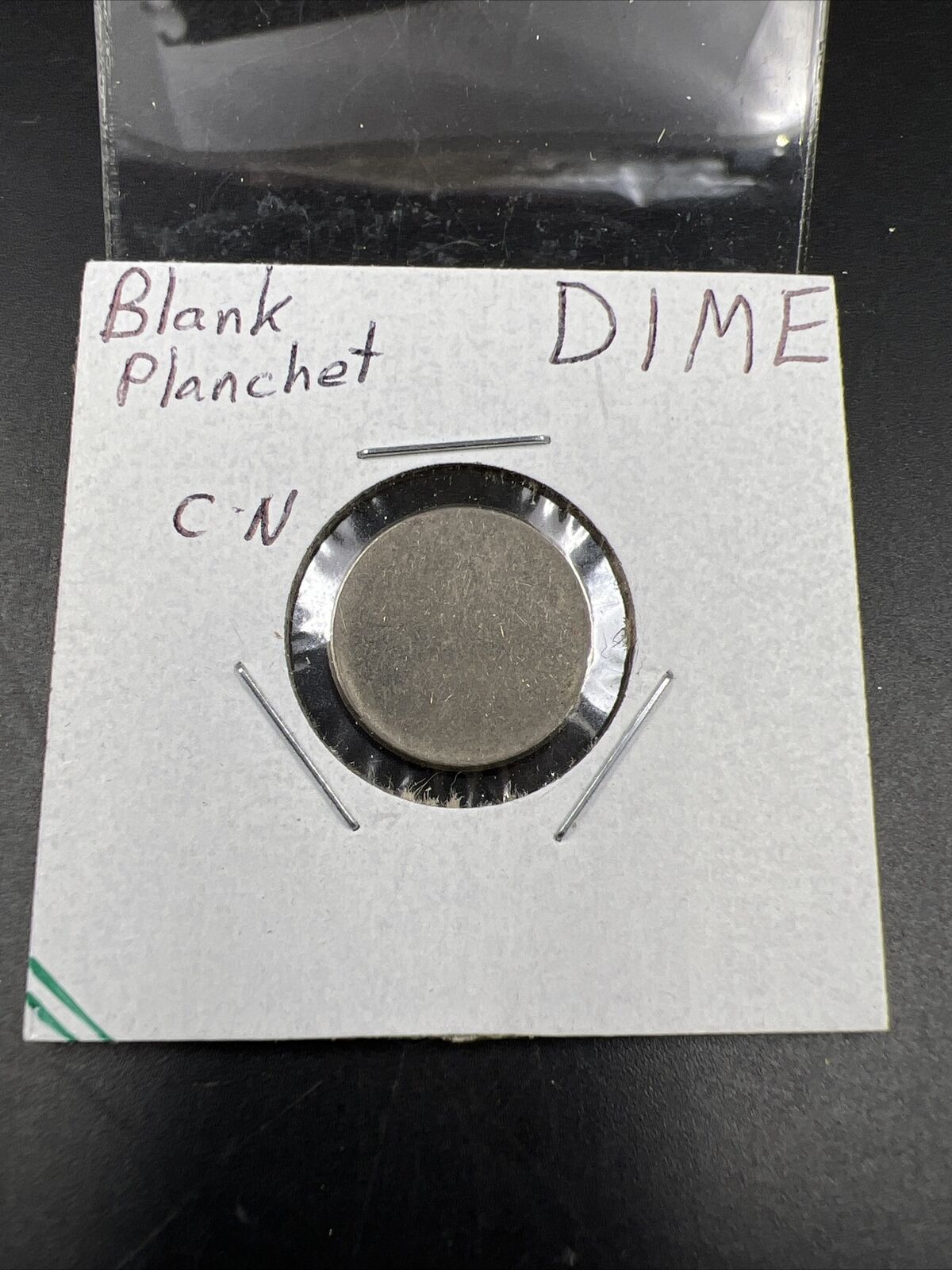 Clad Roosevelt Dime Blank Planchet Error Coin SKU#2B