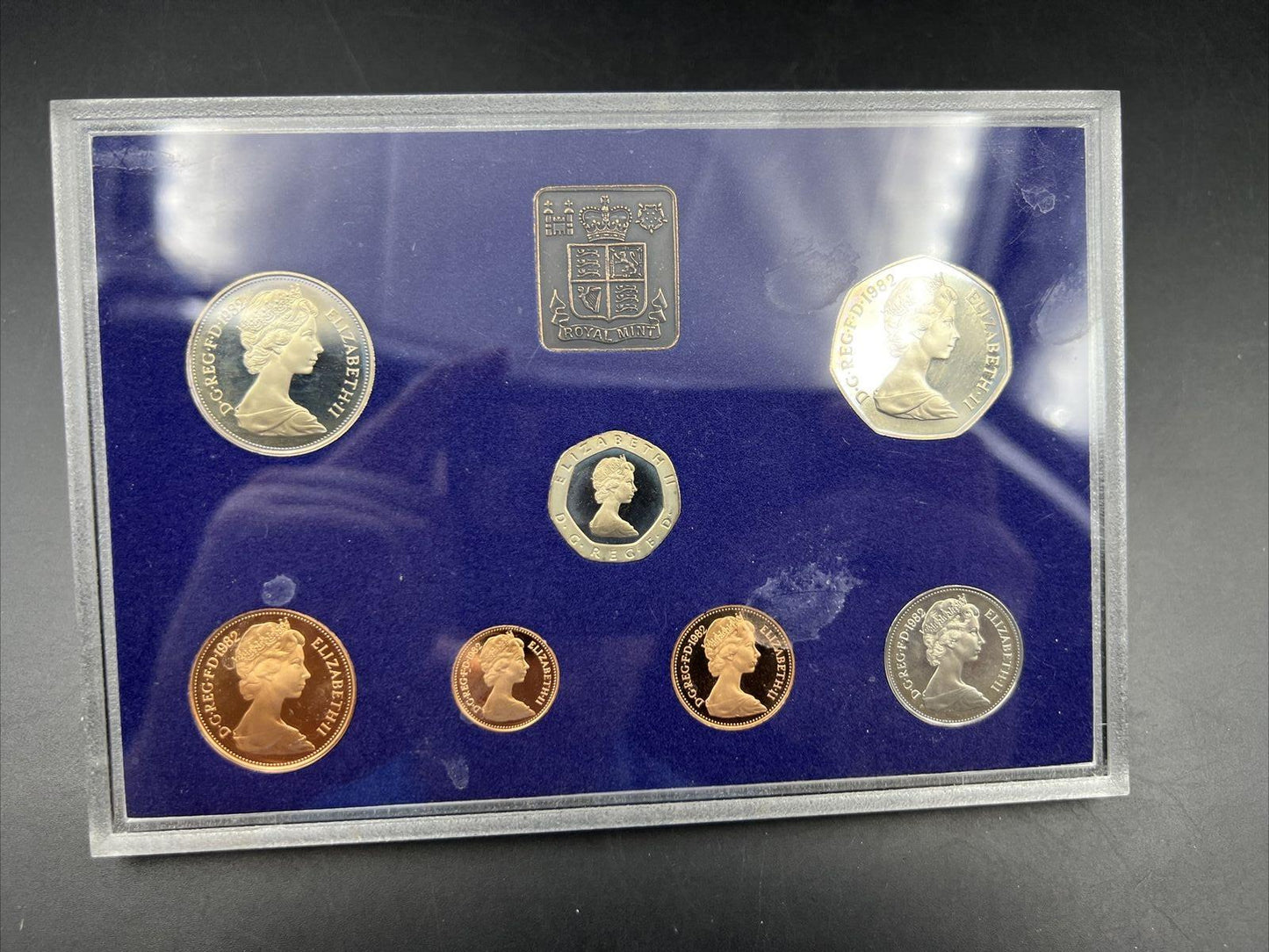 United Kingdom 1982 Six 6 Coin Proof Set No Box Great Britain