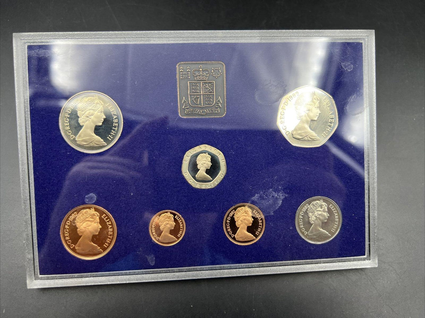 United Kingdom 1982 Six 6 Coin Proof Set No Box Great Britain