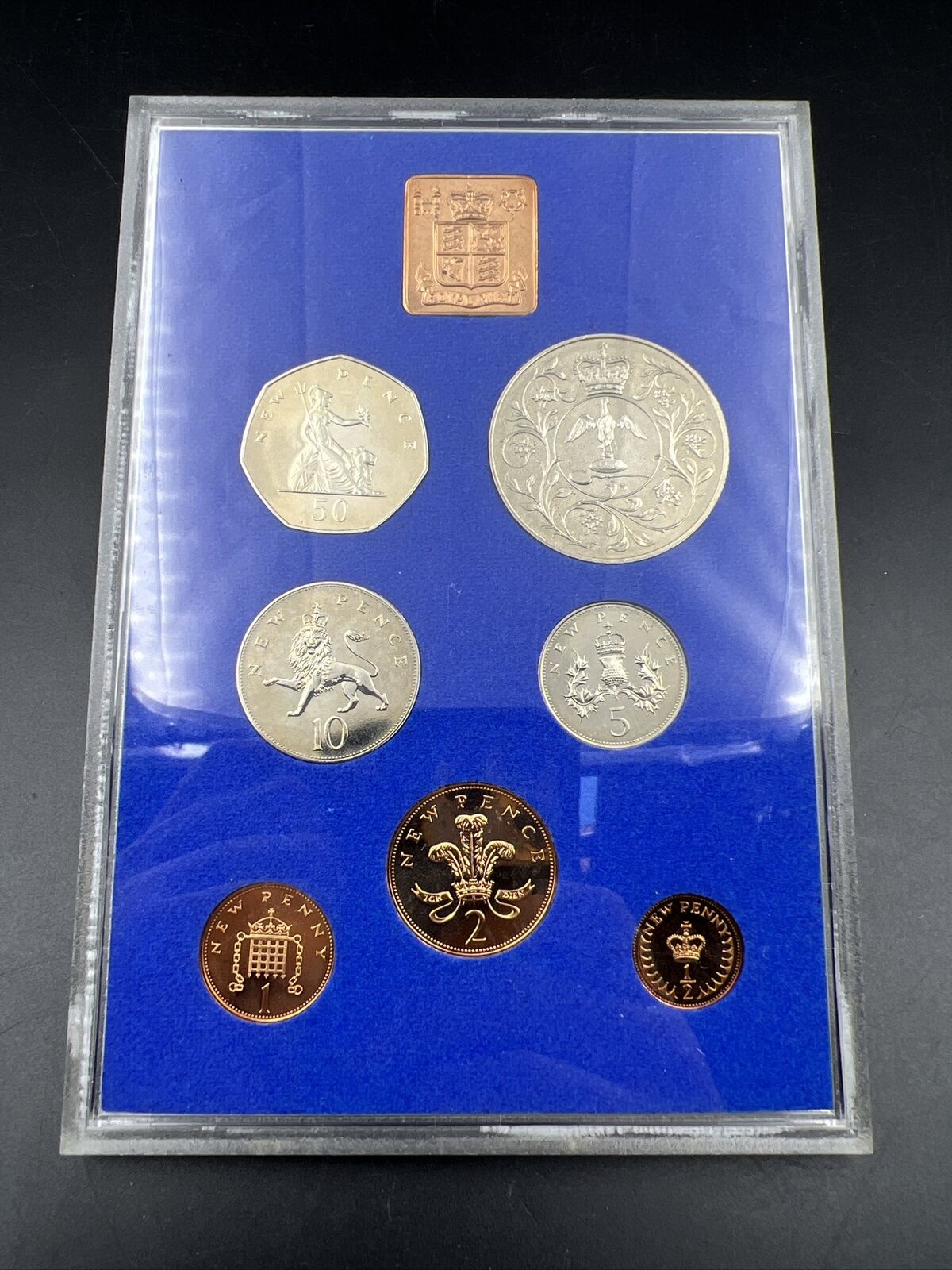 United Kingdom 1977 Six 6 Coin Proof Set No Box Great Britain