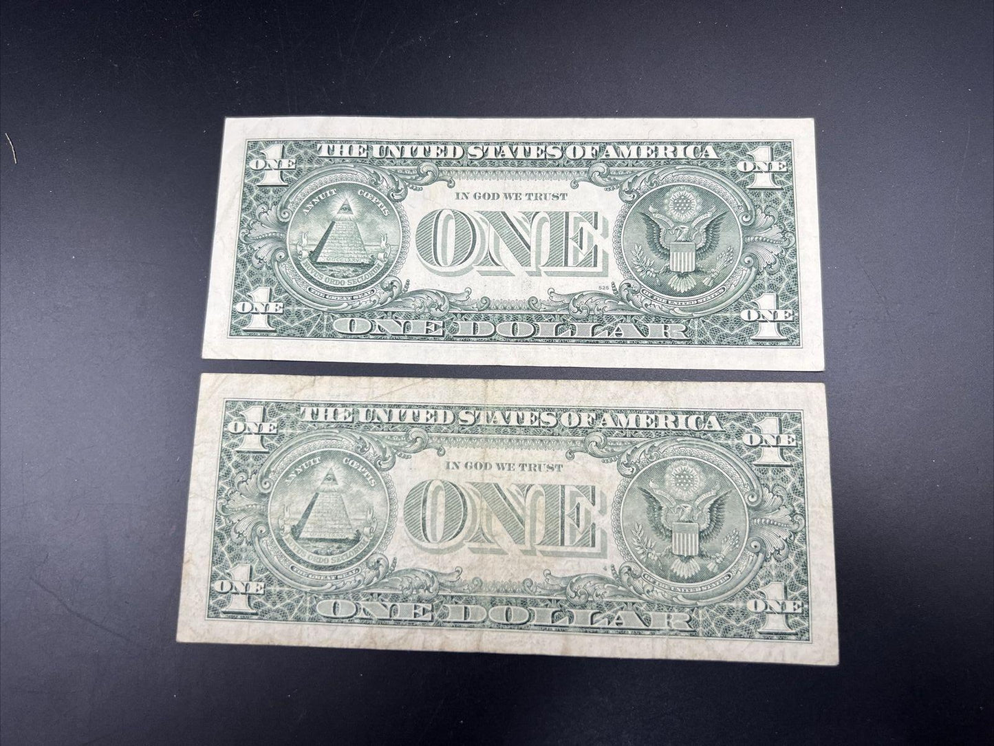 2 Note Set 1993 & 1995 Star * $1 One Dollar FRN Circ Federal Reserve Bills