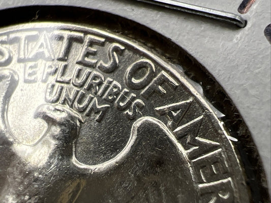1958 P 25c Type B Rev Variety Washington Silver Quarter BU Unc