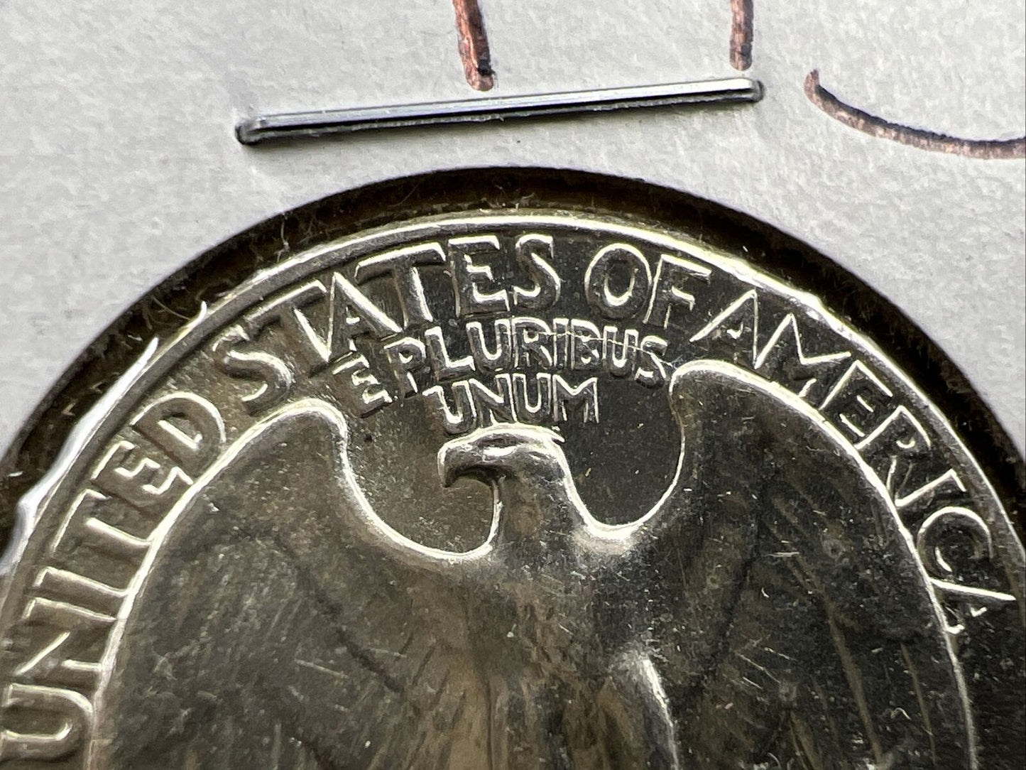 1958 P 25c Type B Rev Variety Washington Silver Quarter BU Unc