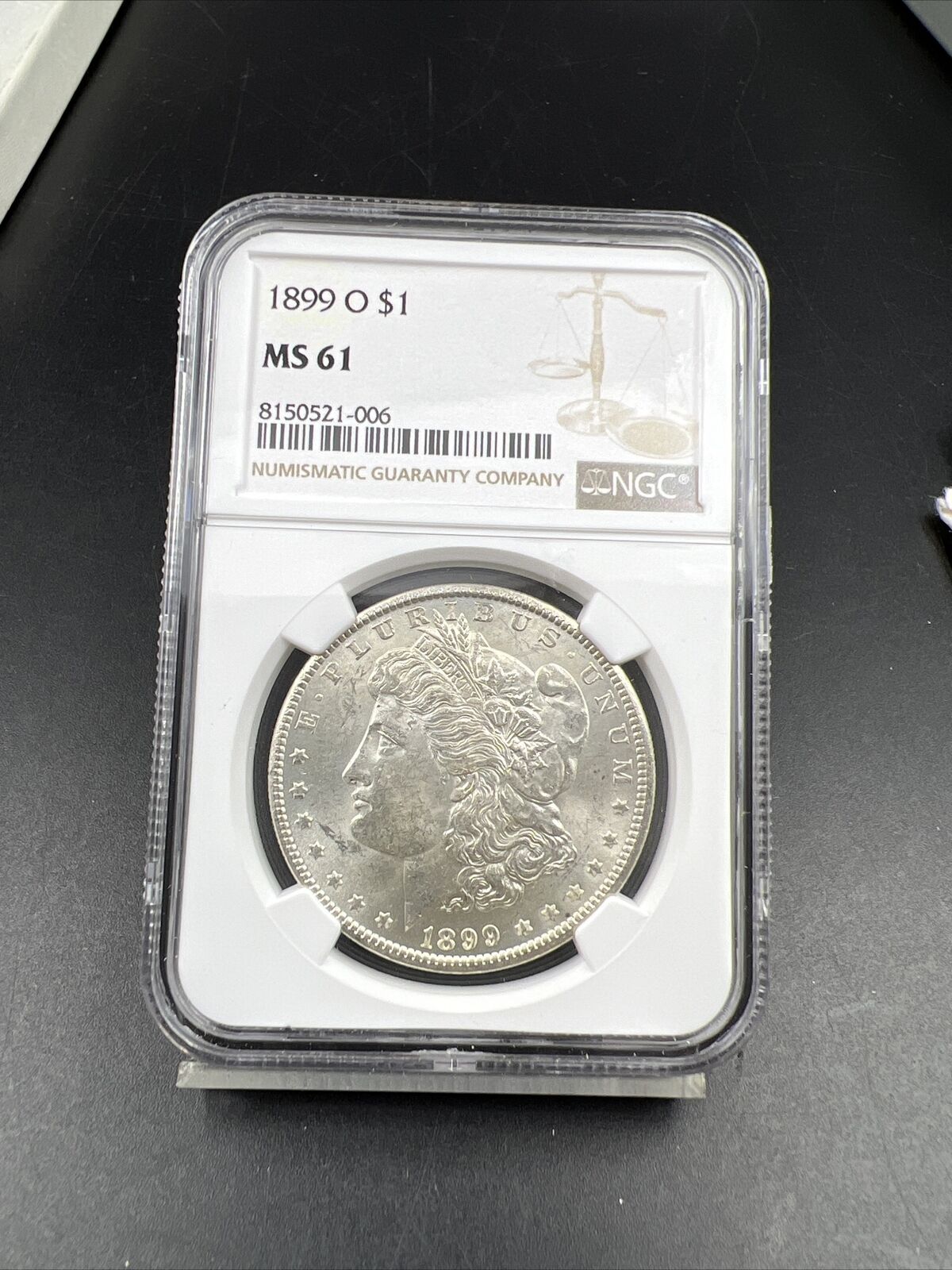 1899 O $1 Morgan silver Dollar Coin BU UNC NGC Ms61 graded