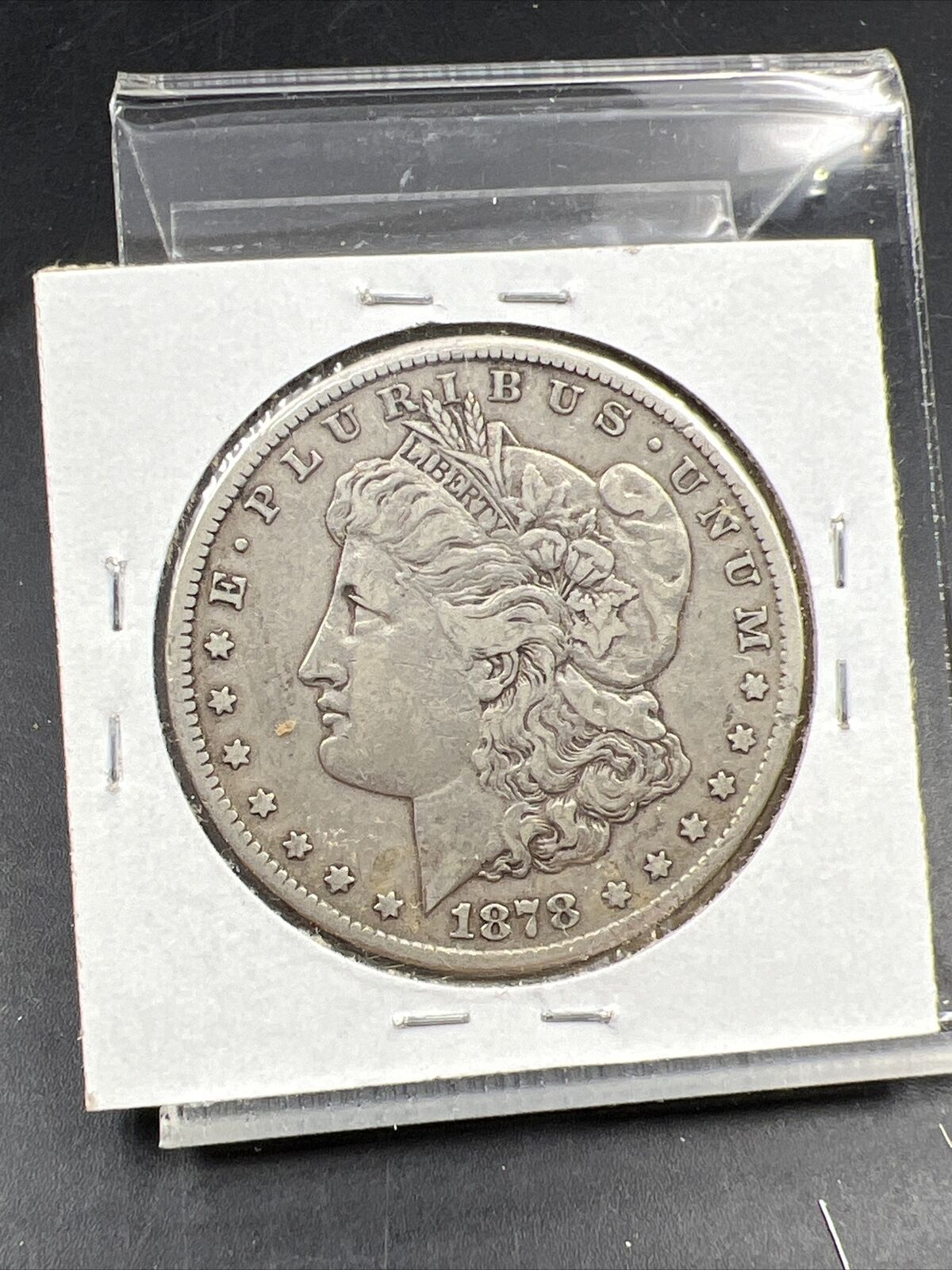 1878 CC $ Morgan Silver Dollar Coin VG Very Good / Fine Circ Carson City Mint